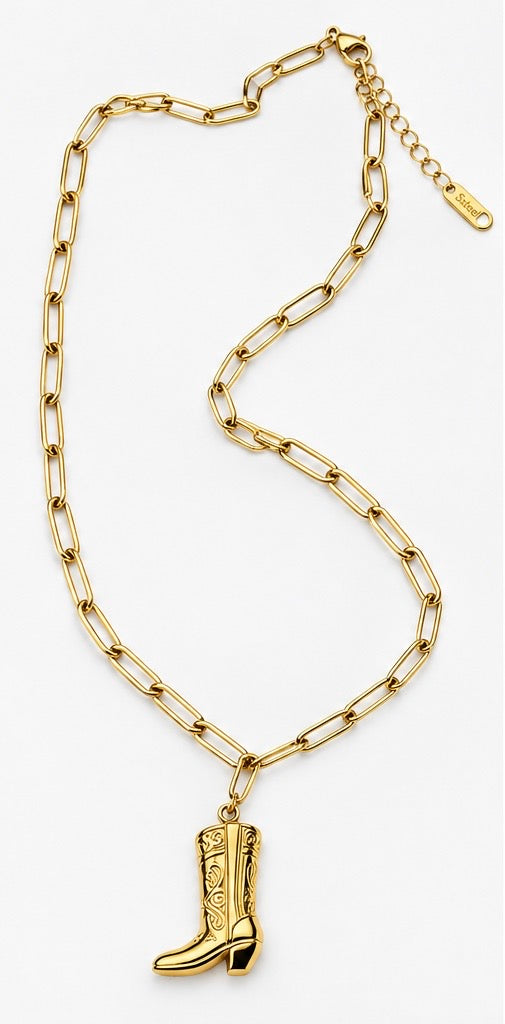 Boot Necklace